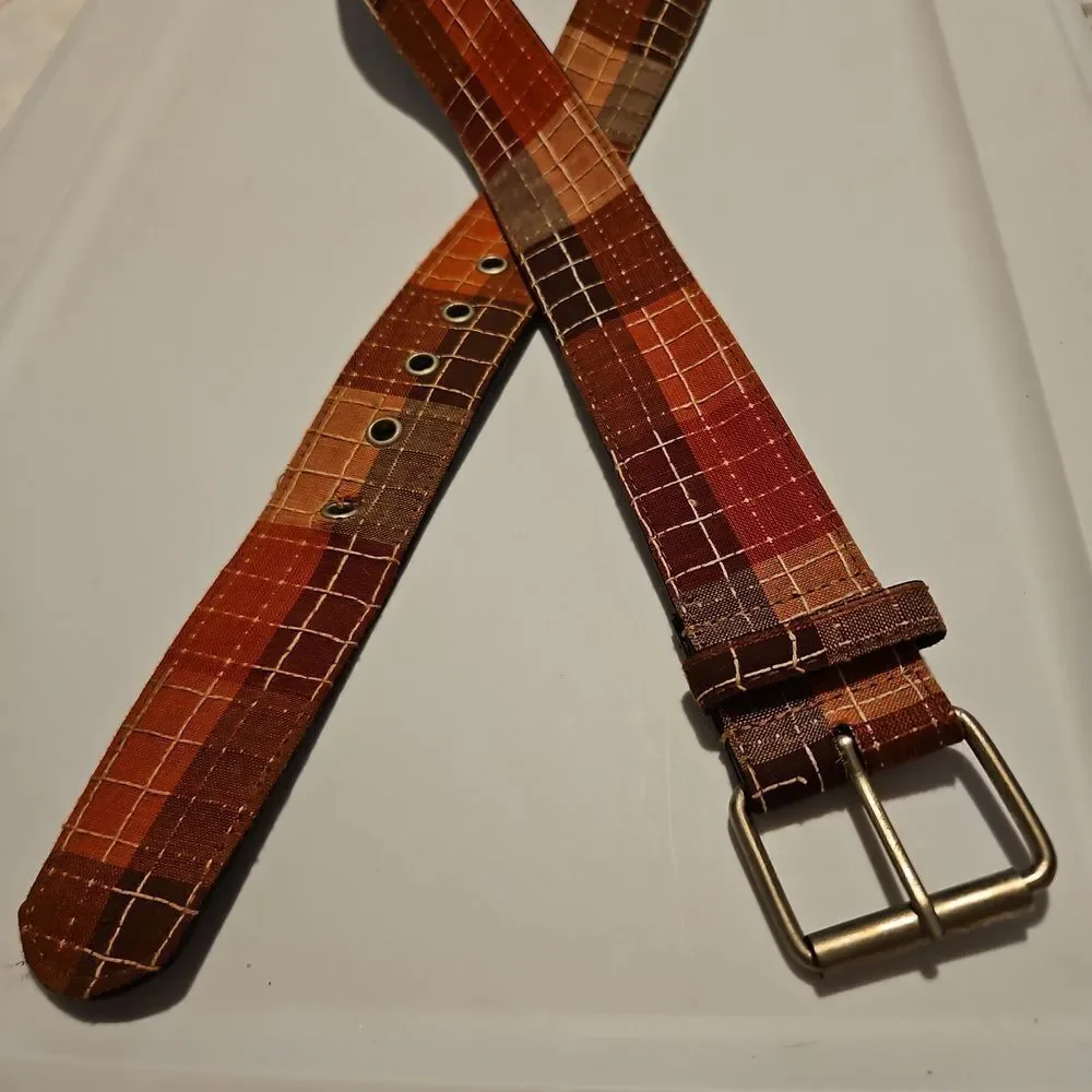 Vintage Fabric Coverd Belt LIKE NEW Waist 41